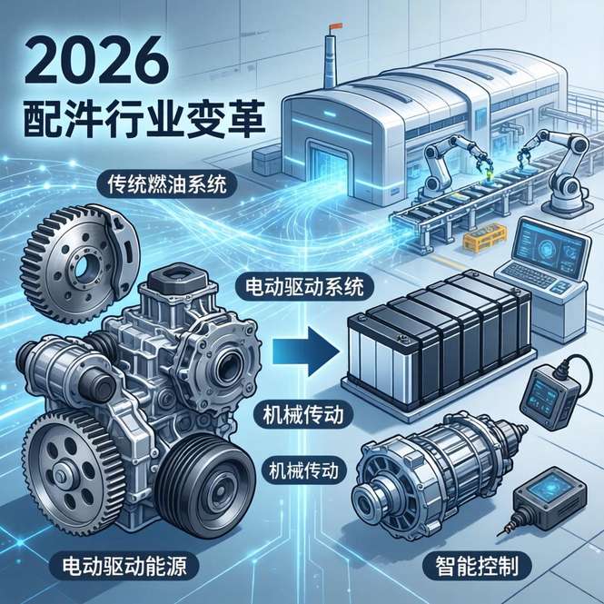 汽配行业热点：2026汽车零部件与新能源汽车配件市场趋势深度解析全攻略