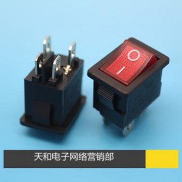 4脚2档带灯船型电源开关规格参数与选购指南