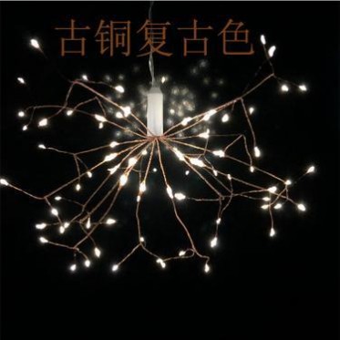 户外防水LED蒲公英灯串与烟花爆炸球彩灯圣诞装饰指南