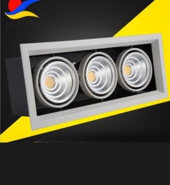 方形斗胆灯与LED格栅射灯选购指南：单头双头及功率解析