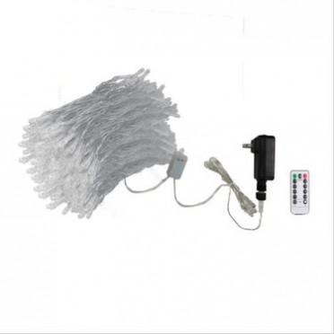 低压冰条LED窗帘灯带，6*3米600灯遥控装饰方案，打造节日梦幻光效