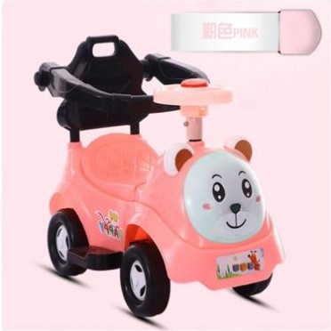 新款儿童四轮学步滑行车，灯光音乐伴宝宝安全学步玩乐