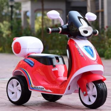 新款小木兰儿童电动三轮车批发，带音乐闪灯耐摔耐用，微利促销