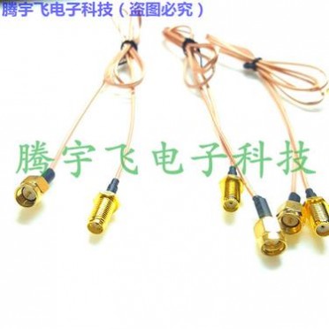 1m RG178高温同轴线 SMA-J转SAM-K射频线