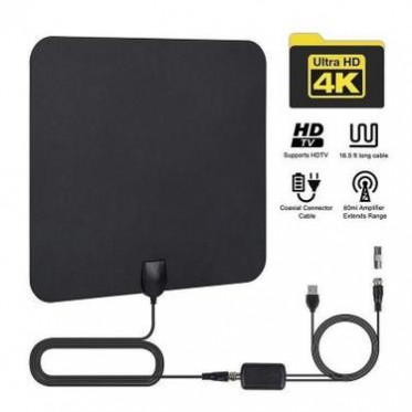 Digital HDTV Antenna 1080P 4K Indoor TV Antenna