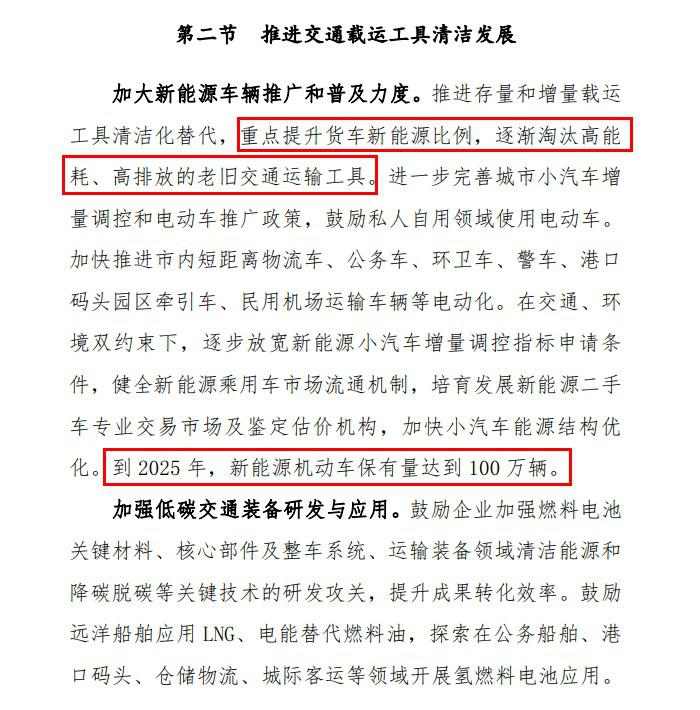 深圳新能源机动车保有量目标｜2025年达100万辆