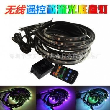 遥控流星底盘灯汽车氛围灯带声控功能｜实用安装指南