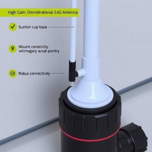 批发2.4G/9DB全向高增益天线精美吸盘无线抄表天线GSM天线