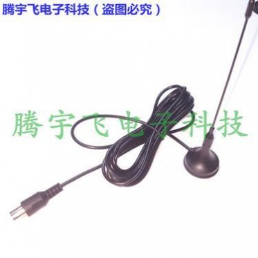 DVB-T数安电视天线 RG同轴174线1米 IEC头 TV9.5接口 车载移动AP