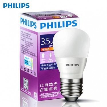 飞利浦LED灯节能灯照明暖白E27节能L球泡灯光源led球泡灯厂家批发