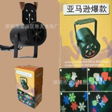 户外草坪防水插卡Logo广告投影灯**灯 led酒吧舞台灯光设备