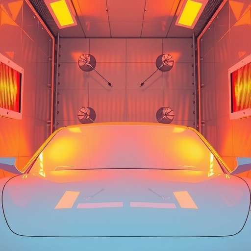 红外线加热烤漆房技术解析：半下向式通风结构与高效烤漆方案