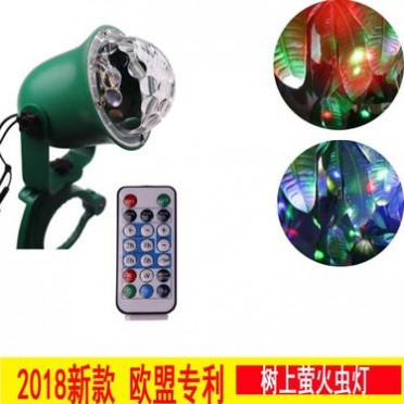 led户外圣诞节雪花投影灯树上萤火虫灯酒吧**草坪满天星镭射灯