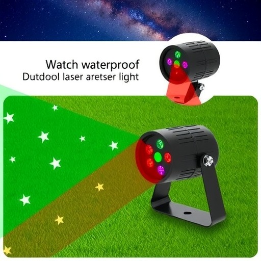 户外防水红绿双头双色满天星**灯 **舞台草坪灯 户外镭射灯