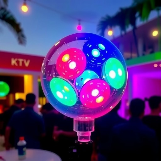 七彩水晶魔球led旋转舞台灯新款 led**舞台灯户外魔球灯 ktv闪