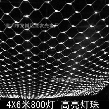 2 3 4 6 8 10led户外防水网灯 圣诞节日装饰彩灯串led渔网灯燈串