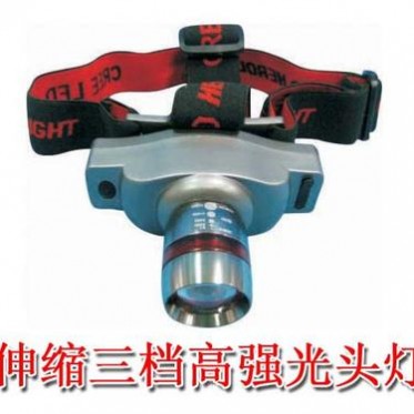 采耳头灯高亮强光头灯 LED夜钓户外头灯充电伸缩三档