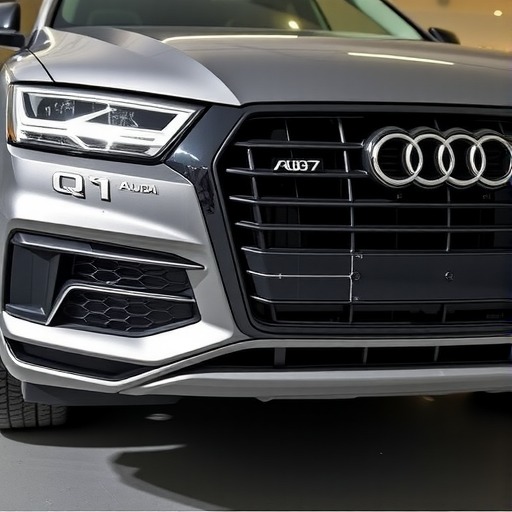 奥迪Q7前防雾灯框 前杠格栅 雾灯罩中网 原装进口奥迪专卖