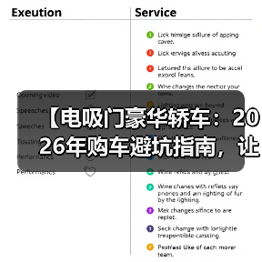 【电吸门豪华轿车:2026年购车避坑指南,让你不花冤枉钱】(图1) 【电吸门豪华轿车:2026年购车避坑指南,让你不花冤枉钱】(图1)