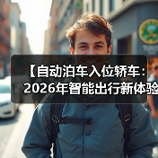 【自动泊车入位轿车:2026年智能出行新体验,彻底告别停车难题】 【自动泊车入位轿车:2026年智能出行新体验,彻底告别停车难题】