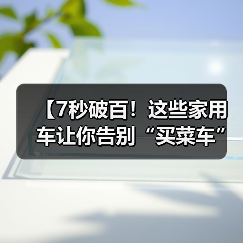 【7秒破百!这些家用车让你告别“买菜车”标签,性能与实用兼得】 【7秒破百!这些家用车让你告别“买菜车”标签,性能与实用兼得】