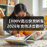 【800V高压快充轿车:2026年充电速度新标准】(图3) 【800V高压快充轿车:2026年充电速度新标准】(图3)