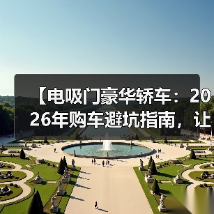 【电吸门豪华轿车:2026年购车避坑指南,让你不花冤枉钱】(图3) 【电吸门豪华轿车:2026年购车避坑指南,让你不花冤枉钱】(图3)