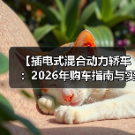 【插电式混合动力轿车:2026年购车指南与实战经验分享】(图4) 【插电式混合动力轿车:2026年购车指南与实战经验分享】(图4)