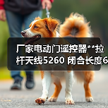 厂家电动门遥控器**拉杆天线5260 闭合长度67.8MM总长245MM（图2）