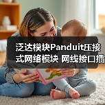 泛达模块Panduit压接式网络模块 网线接口插口 红色 六类NK688M（图4）