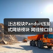 泛达模块Panduit压接式网络模块 网线接口插口 红色 六类NK688M（图4）