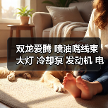 双龙爱腾 喷油嘴线束 大灯 冷却泵 发动机 电脑版等拆车件原装（图4）
