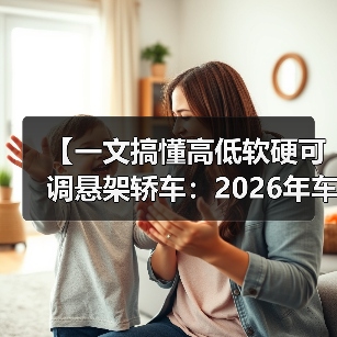 【一文搞懂高低软硬可调悬架轿车：2026年车主必看的15项核心配置指南】（图1）