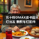五十铃DMAX皮卡前大灯批发 新款车灯配件（图4）