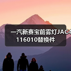一汽新赛宝前雾灯JAC4116010替换件（图3）