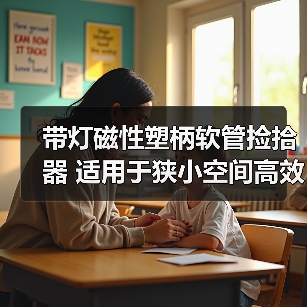 带灯磁性塑柄软管捡拾器 适用于狭小空间高效拾取（图1）
