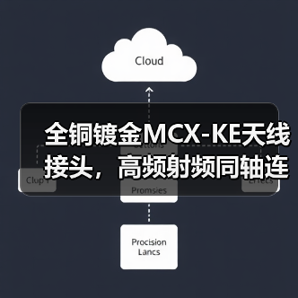 全铜镀金MCX-KE天线接头，高频射频同轴连接器优选（图4）