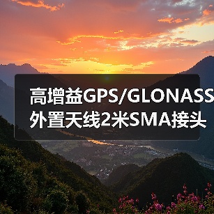 高增益GPS/GLONASS外置天线2米SMA接头定制选择