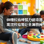 伸缩捡拾棒强力磁吸器 高效捡拾高处金属物神器（图3）