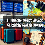 伸缩捡拾棒强力磁吸器 高效捡拾高处金属物神器（图4）