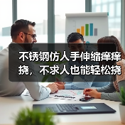 不锈钢仿人手伸缩痒痒挠，不求人也能轻松挠痒