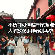 不锈钢可伸缩痒痒挠 老人解放双手神器别再求人了（图3）