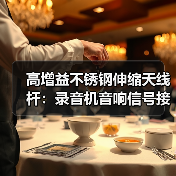 高增益不锈钢伸缩天线杆：录音机音响信号接收优选（图4）